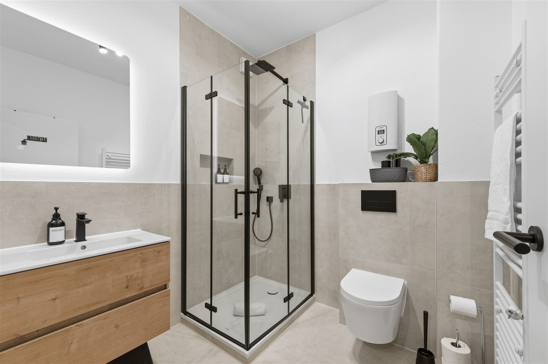 Modernisiertes Badezimmer einer Wohnung in Ludwigsburg