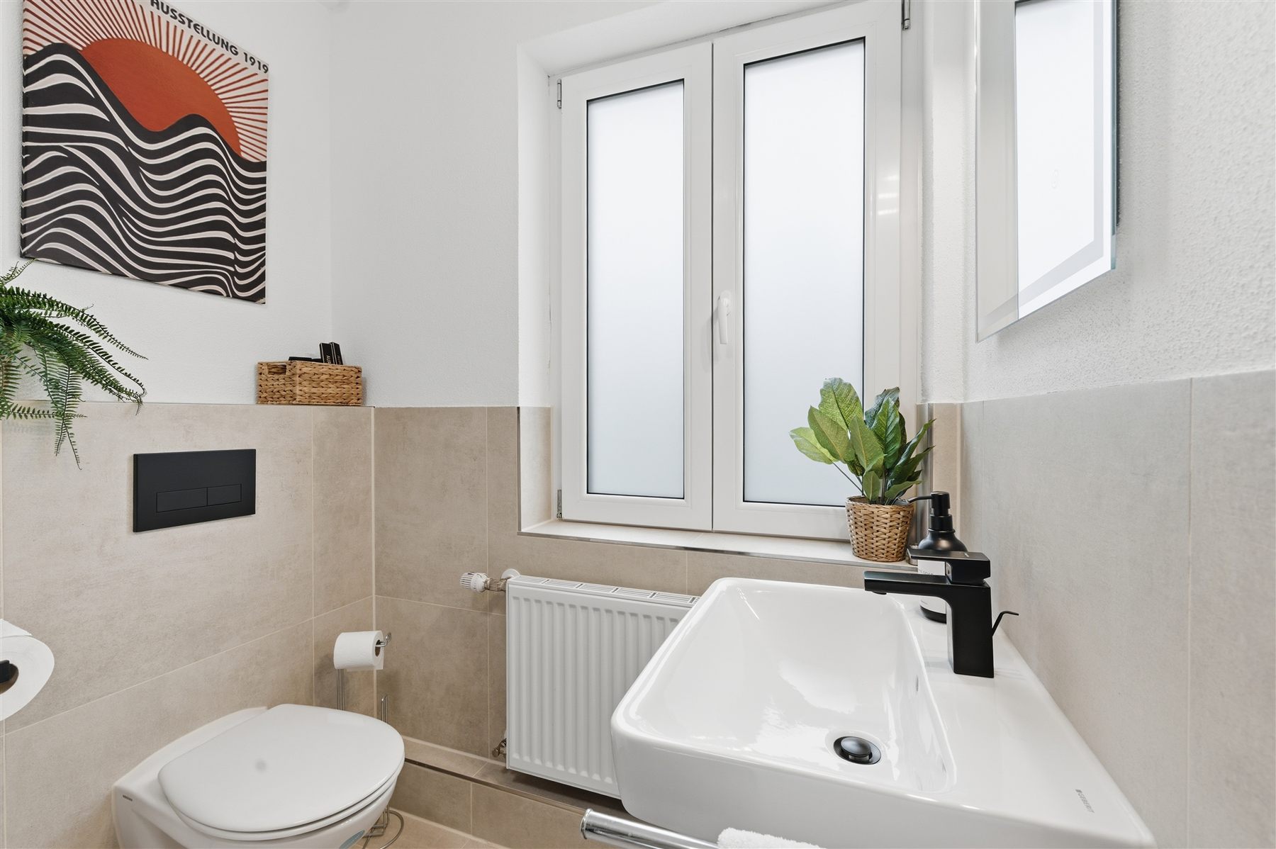 Modernisiertes Badezimmer einer Wohnung in Ludwigsburg