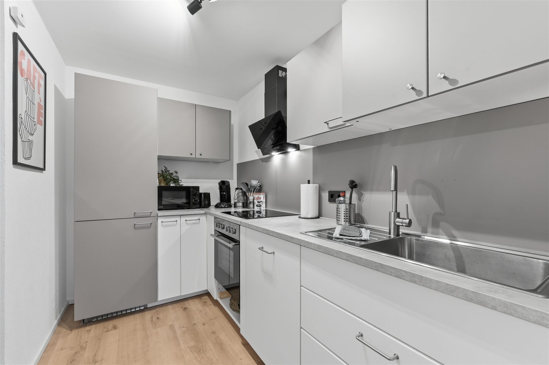 Modernisierte Küche einer Wohnung in Ludwigsburg