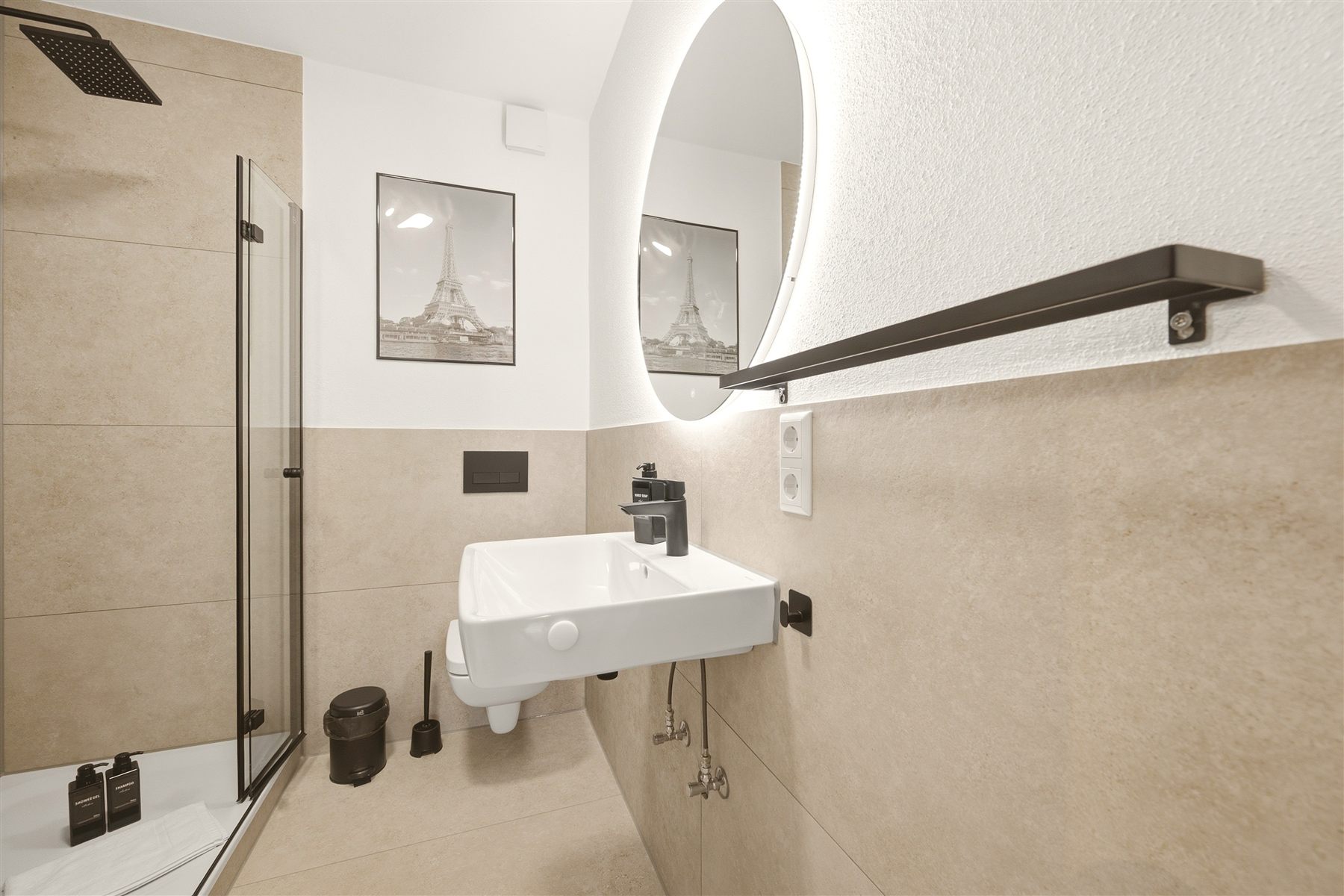 Modernisiertes Badezimmer einer Wohnung in Ludwigsburg