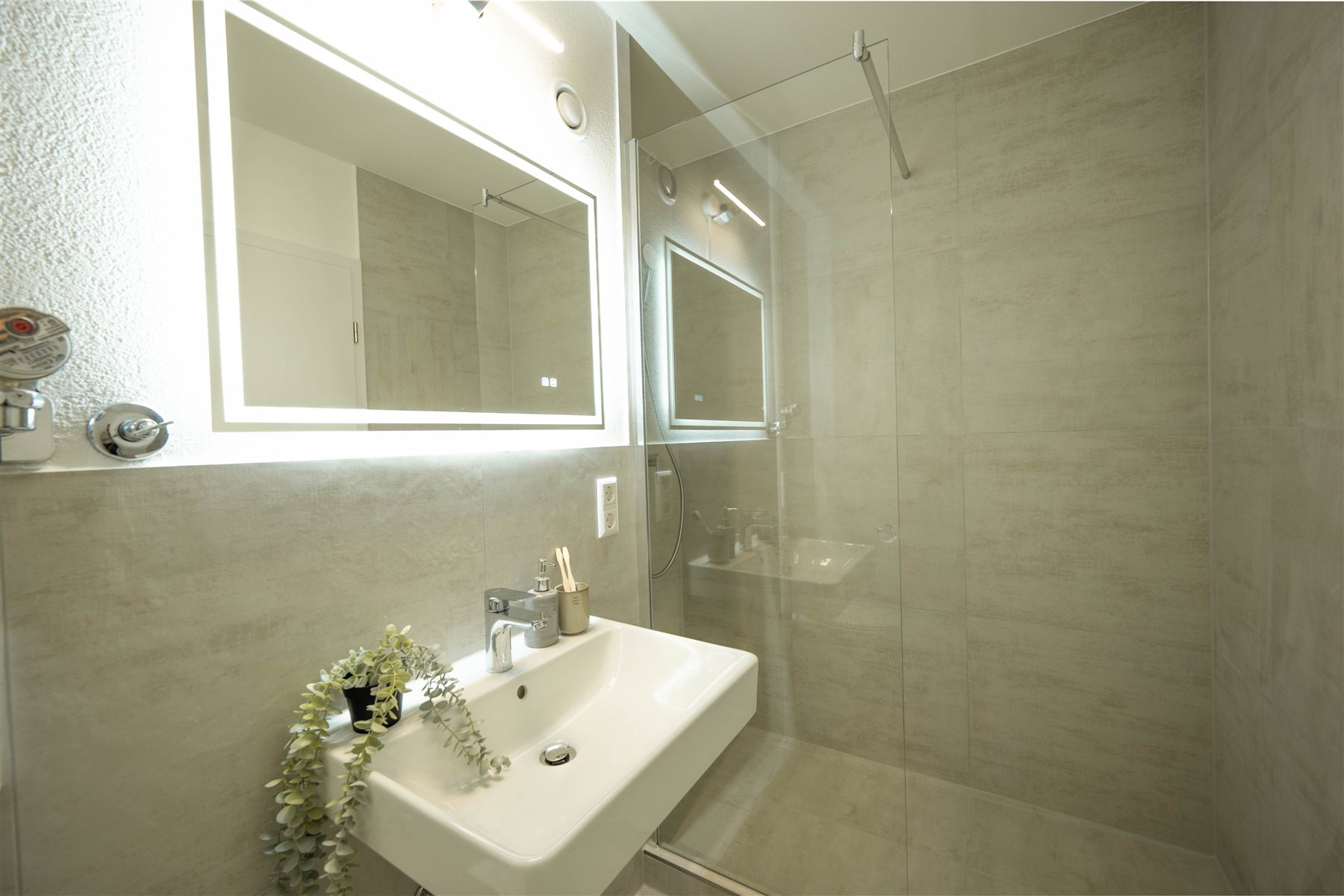 Badezimmer nach der Modernisierung