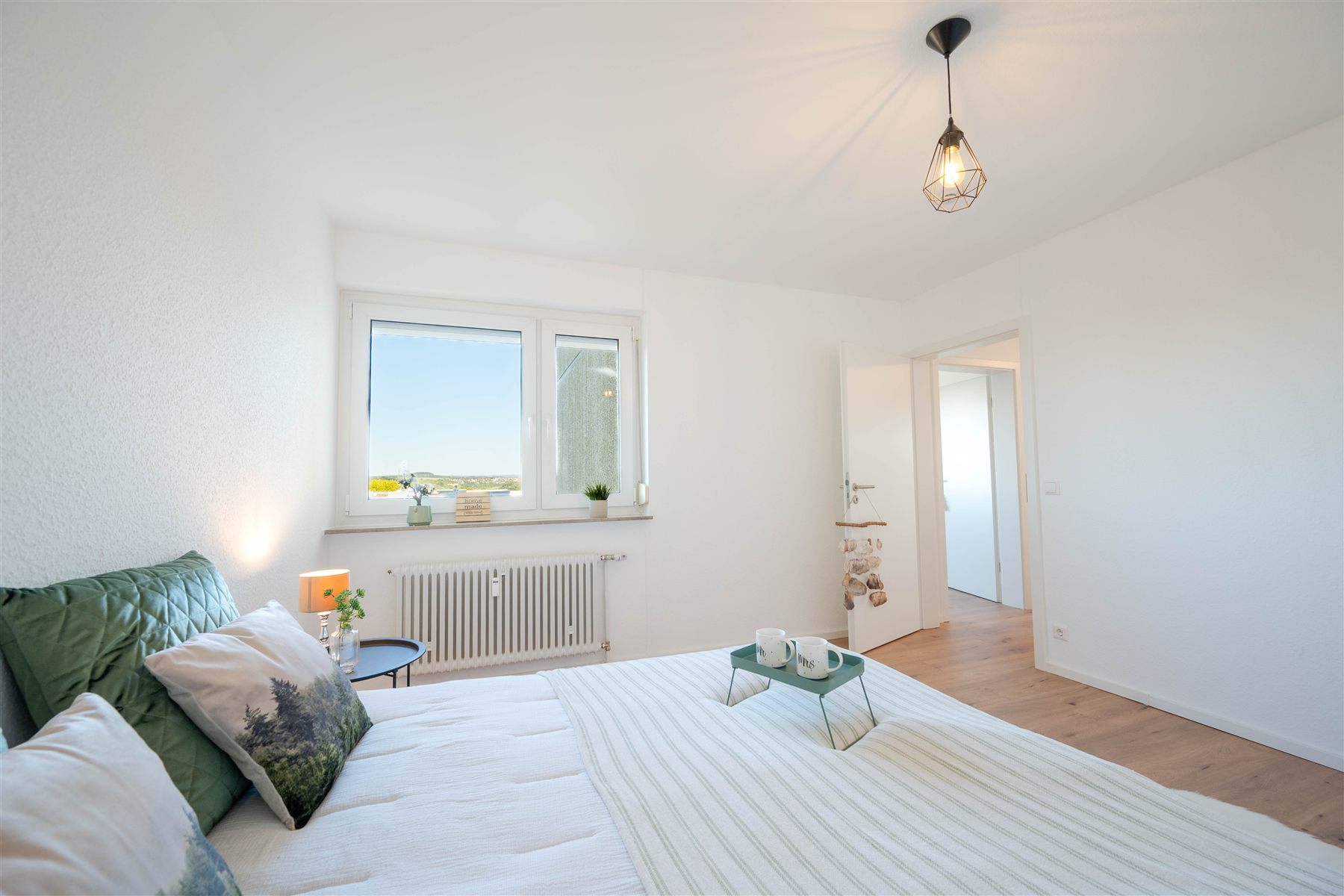 Schlafzimmer nach der Modernisierung