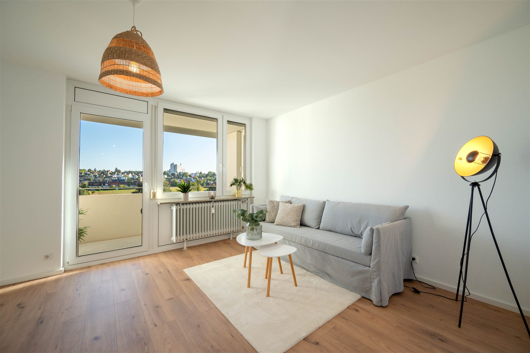 Wohnzimmer nach der Modernisierung